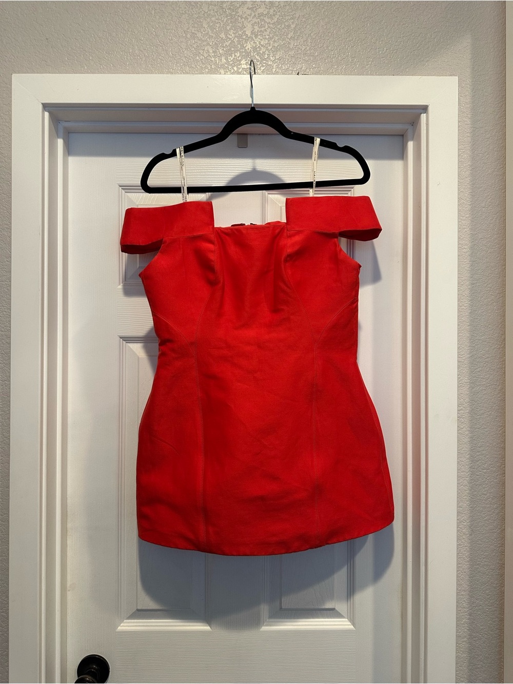 Halston Hetitage Off-Should Mini Dress